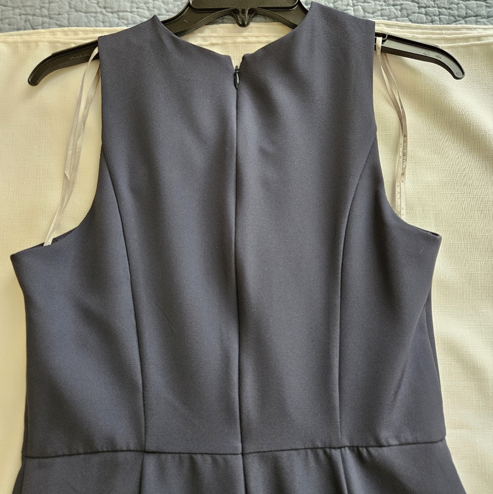 Kay Unger column gown, size 10, Prussian blue - Picture 6 of 14